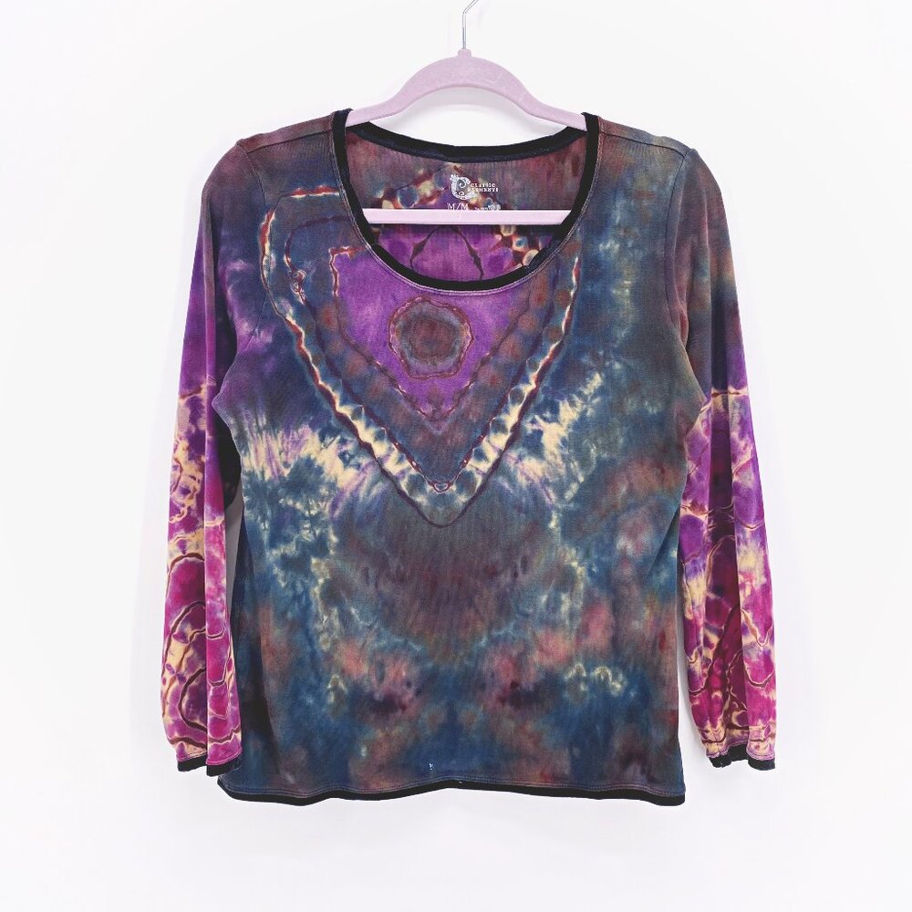 Classic Elements Vintage Y2K Tie Dye Top